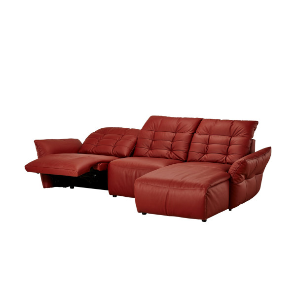 Диван кутовий шкіряний Red
